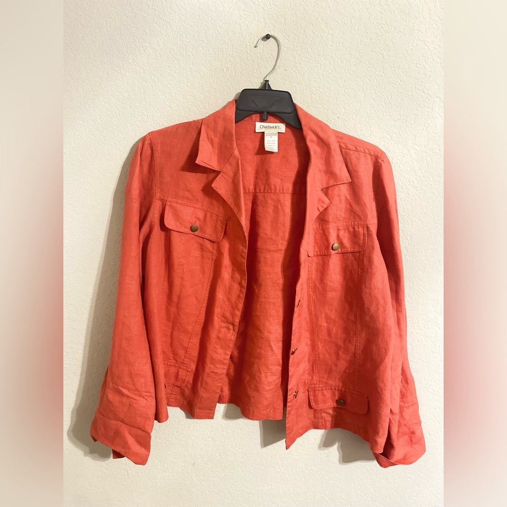 Deep Orange Chadwick’s Button Down
